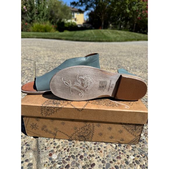 MSRP $198 NEW BOX Free People Mont Blanc Asymmetrical Mule Sandals Shoes 7/37.5 - Picture 11 of 12